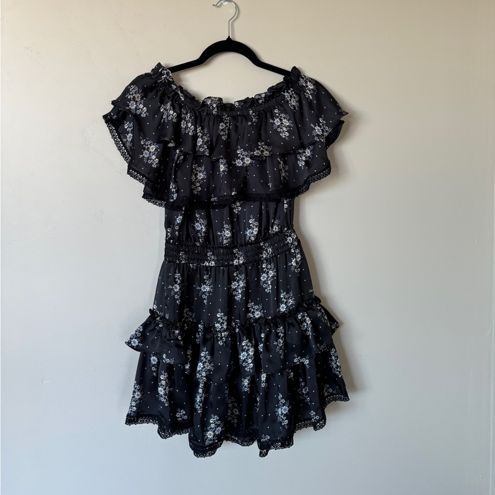 Misa Los Angeles Mayna Dress Black Mini